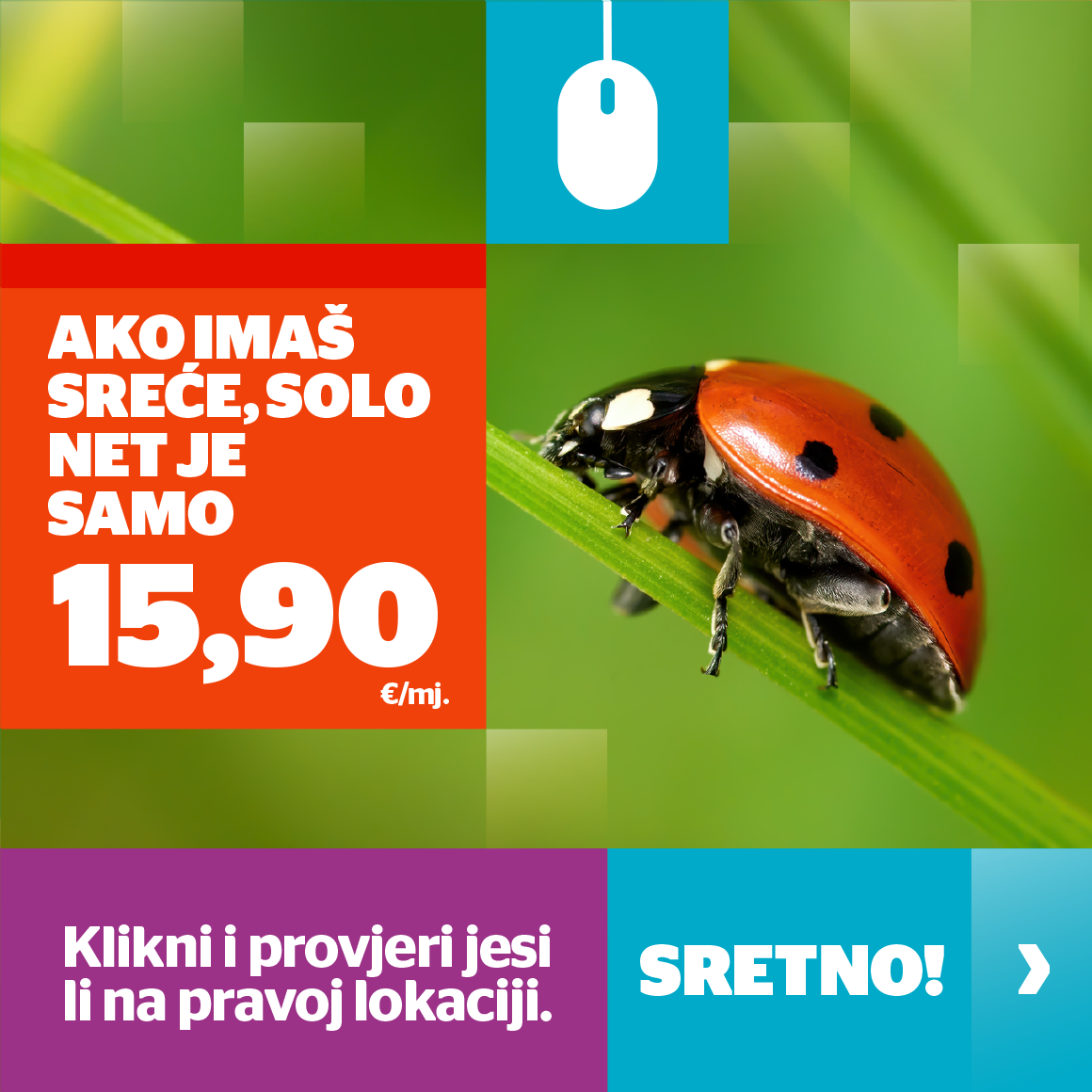 Na posebnom području nudimo Net 15,90 uz ugovornu obvezu.